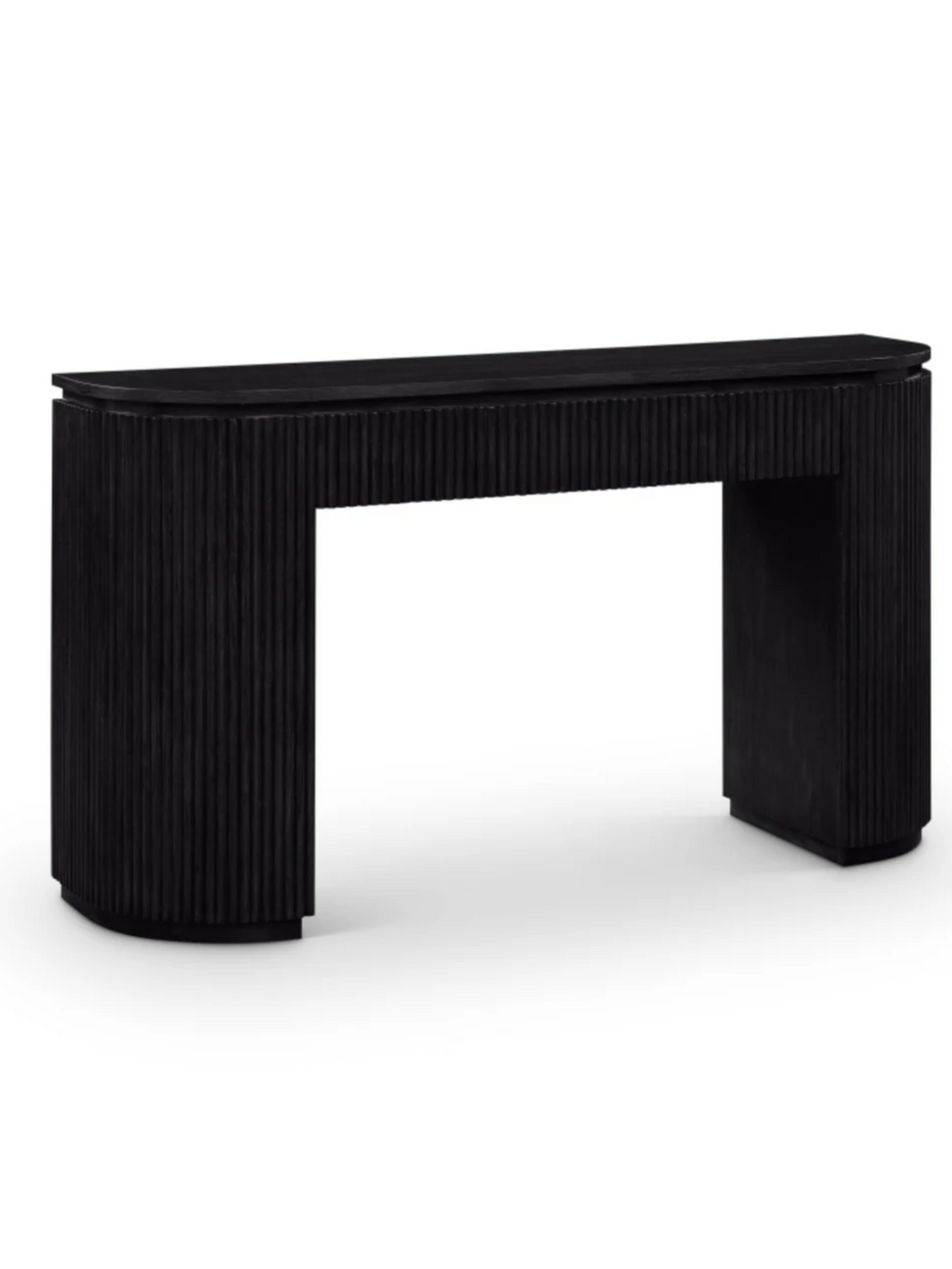 Astrid Solid Wood And Oak Veneer Console Table