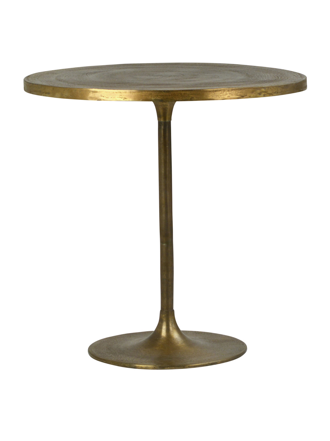 Antique Brass Bistro Table 31.5"