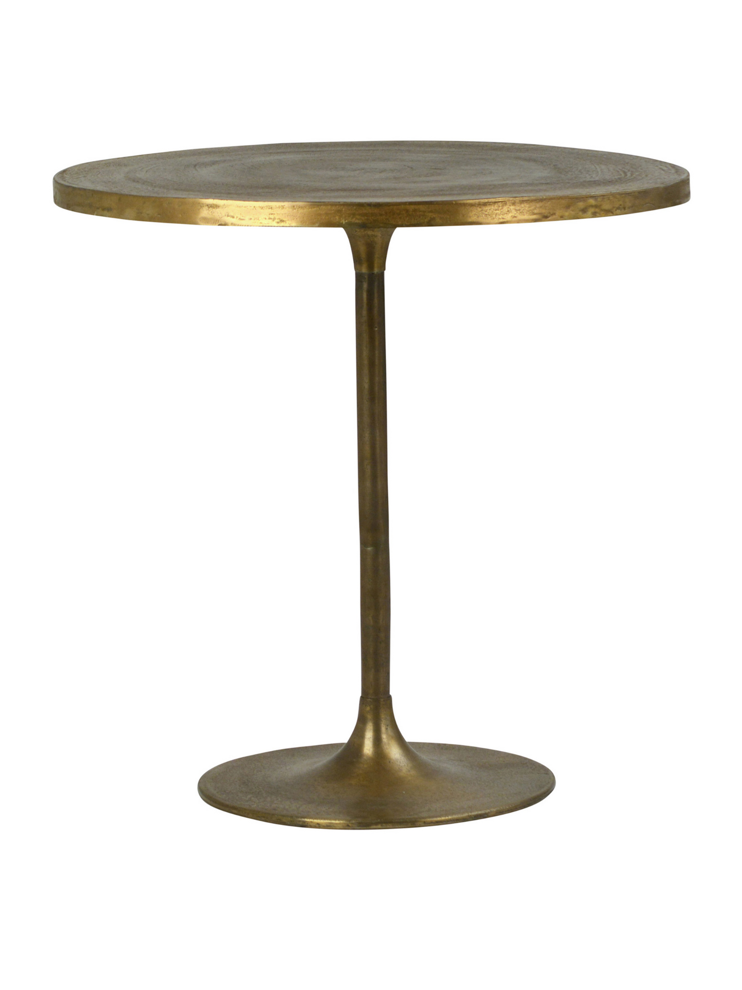 Antique Brass Bistro Table 31.5"