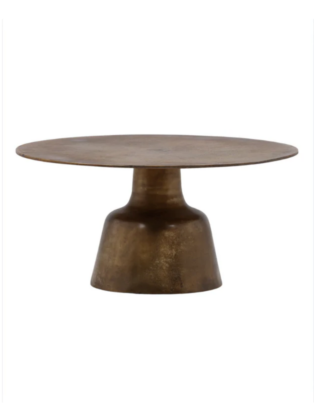 Antique Brass Coffee Table 34"