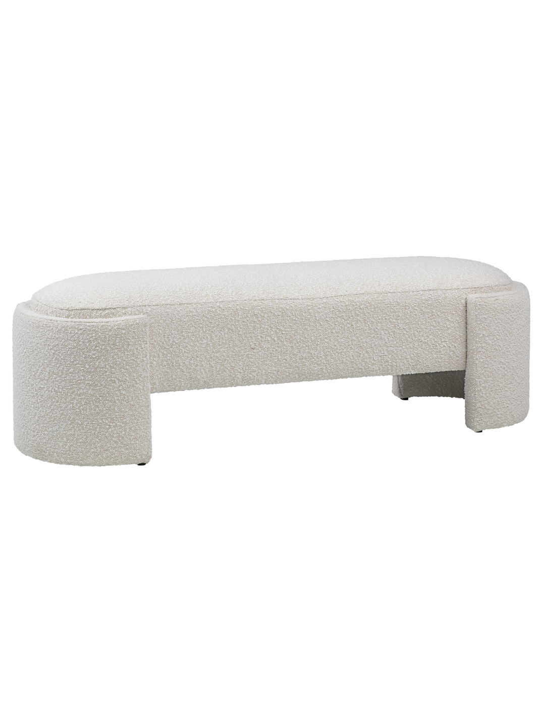 Oblong Boucle Bench