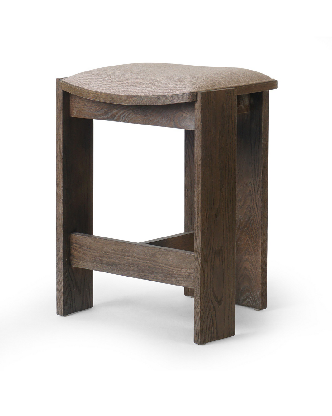 Wide Leg Backless Counter Stool