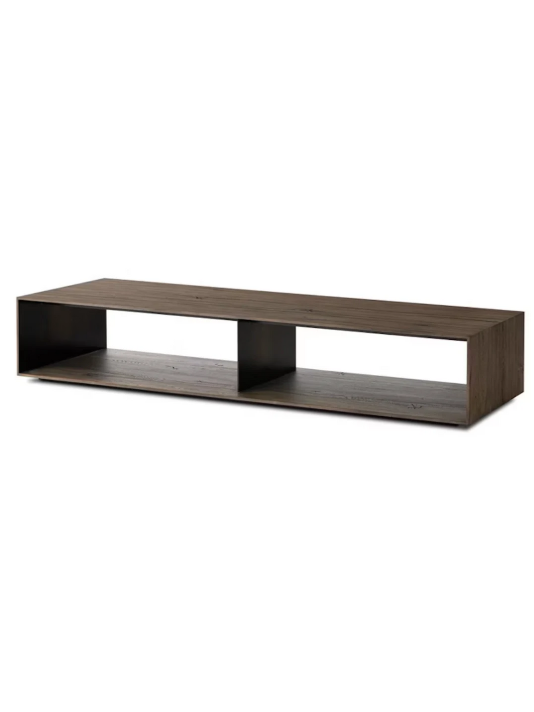 Slim Rectangular Oak Coffee Table