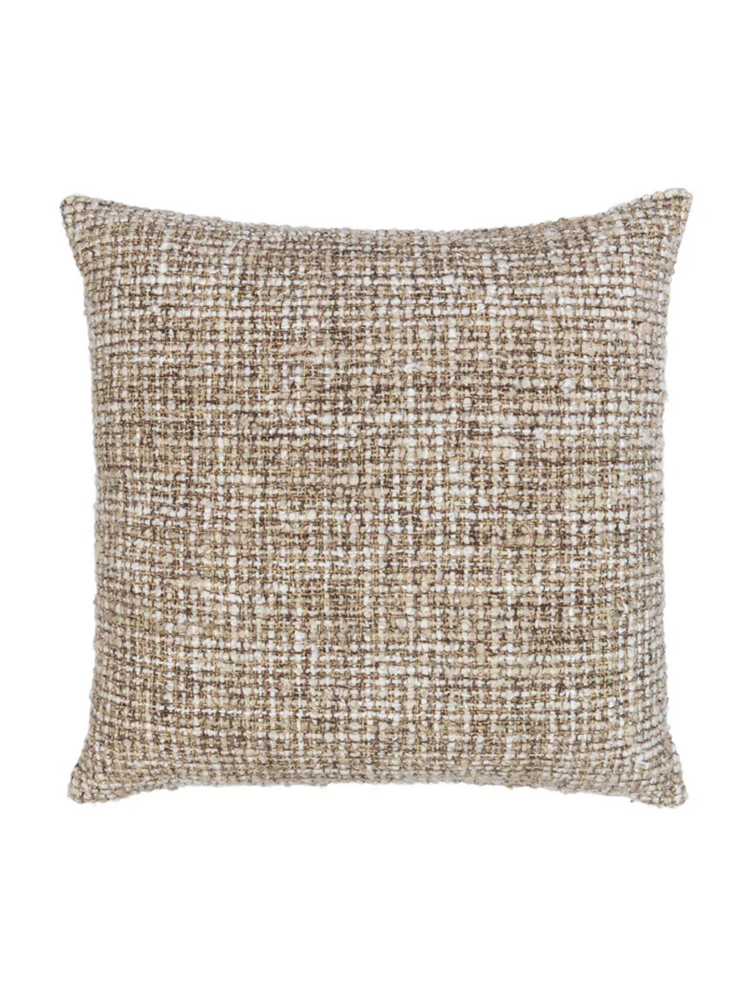 Square Knotted Throw Pillow - Natural