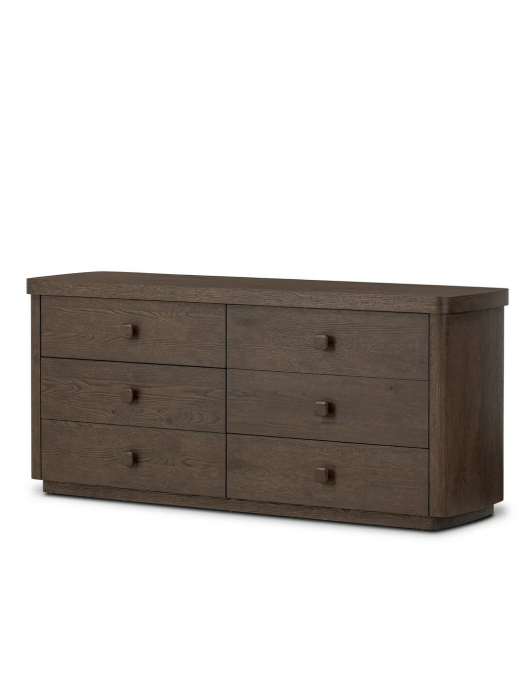 Square Knob 6-Drawer Dresser