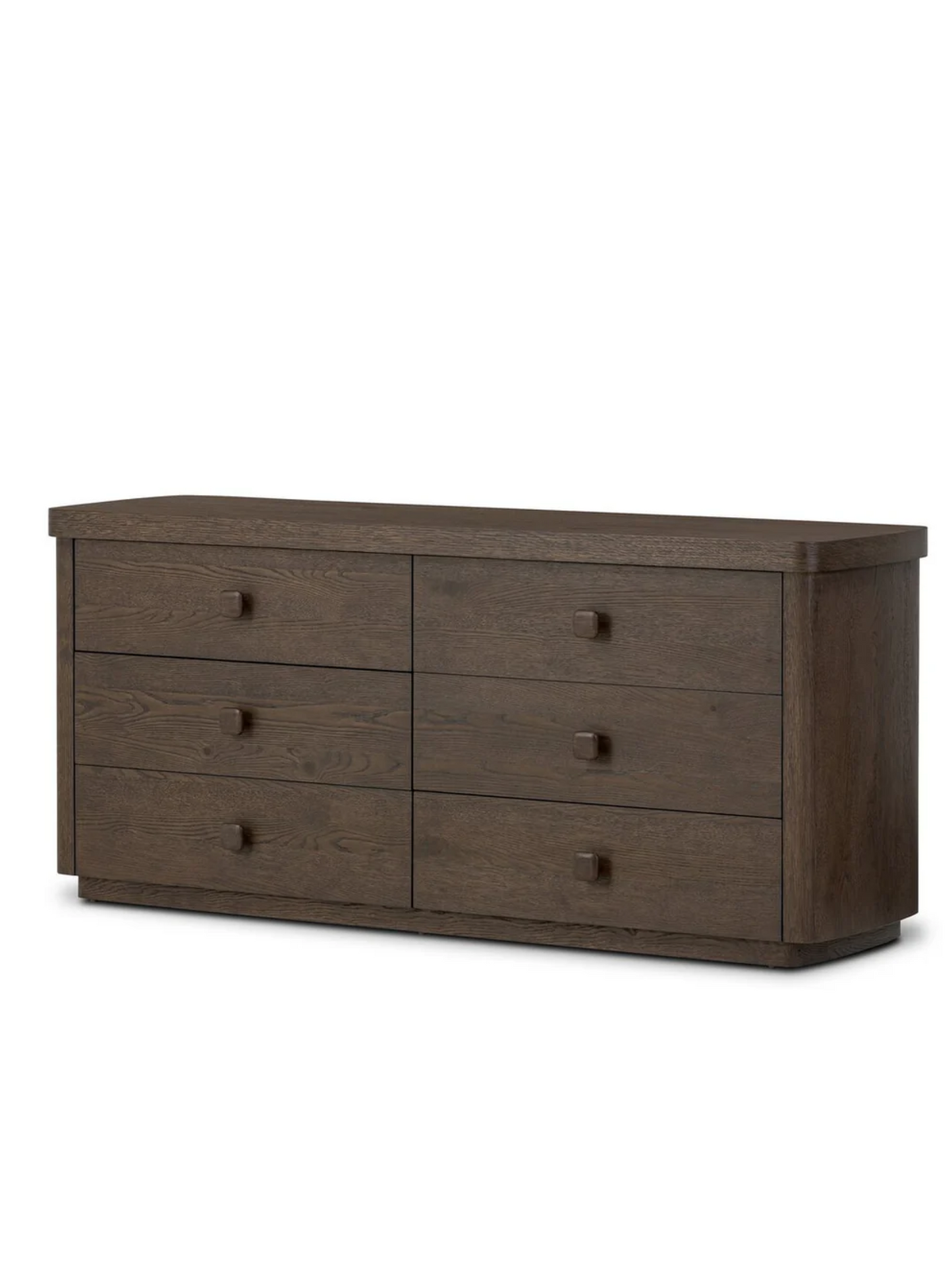 Square Knob 6-Drawer Dresser