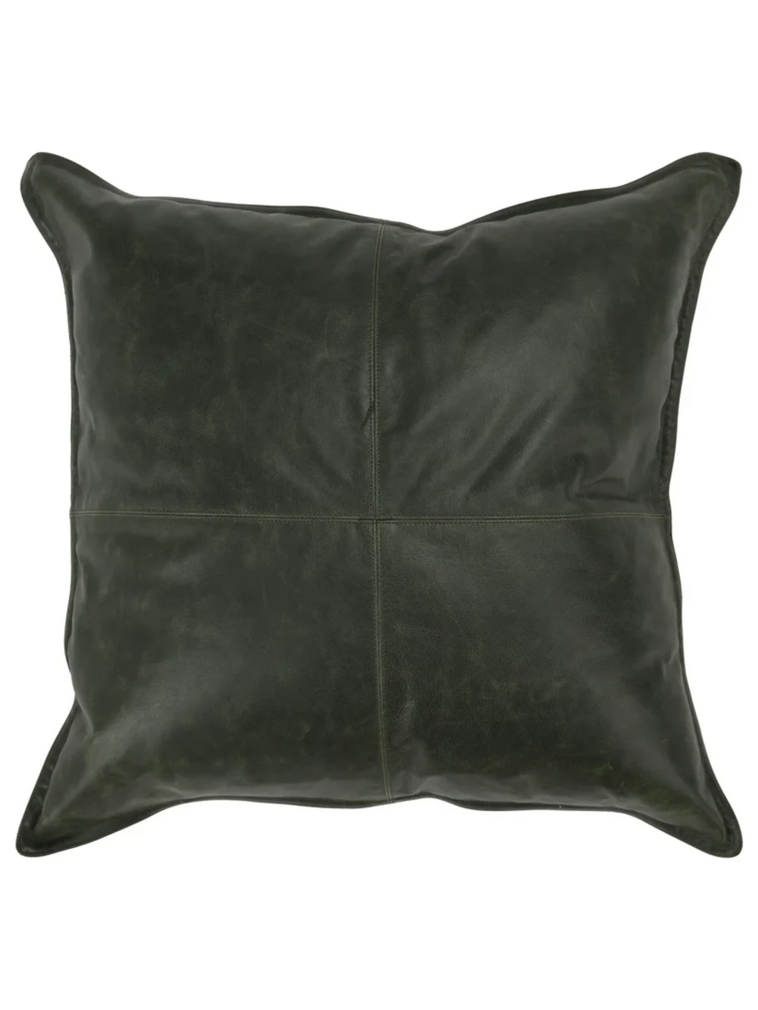 Square Leather Pillow
