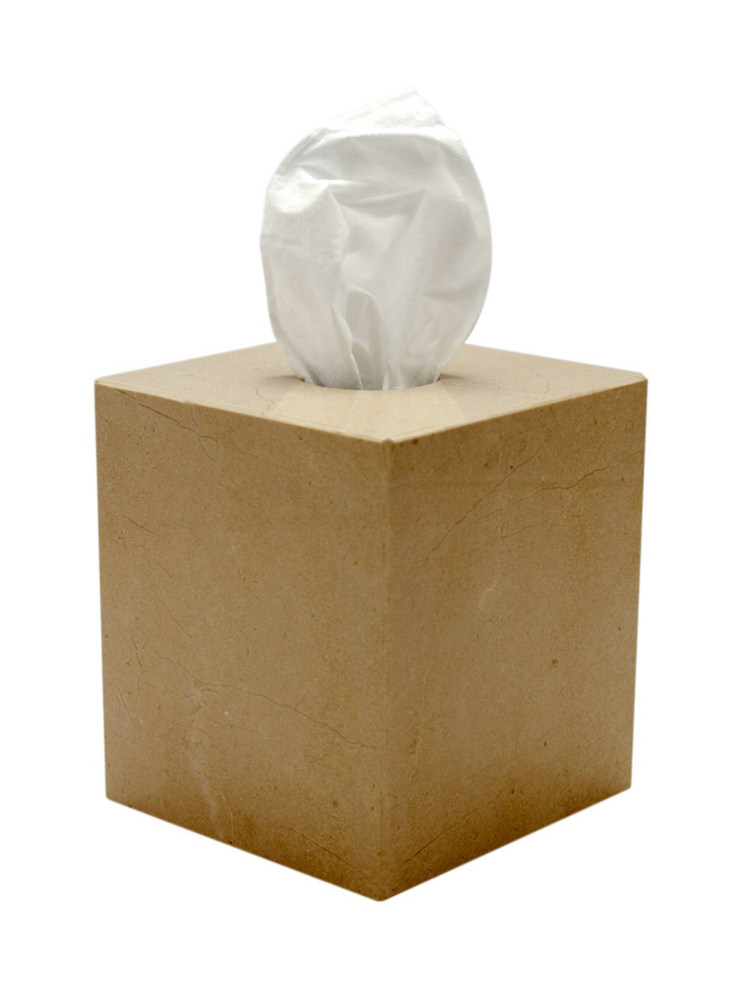Stone Tissue Box- Beige