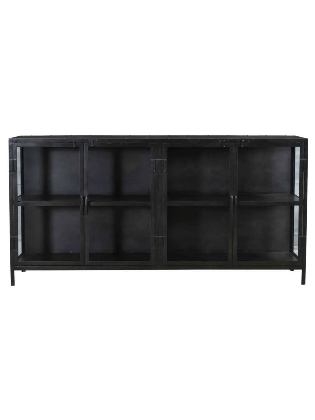 Metal & Glass Mercantile Sideboard