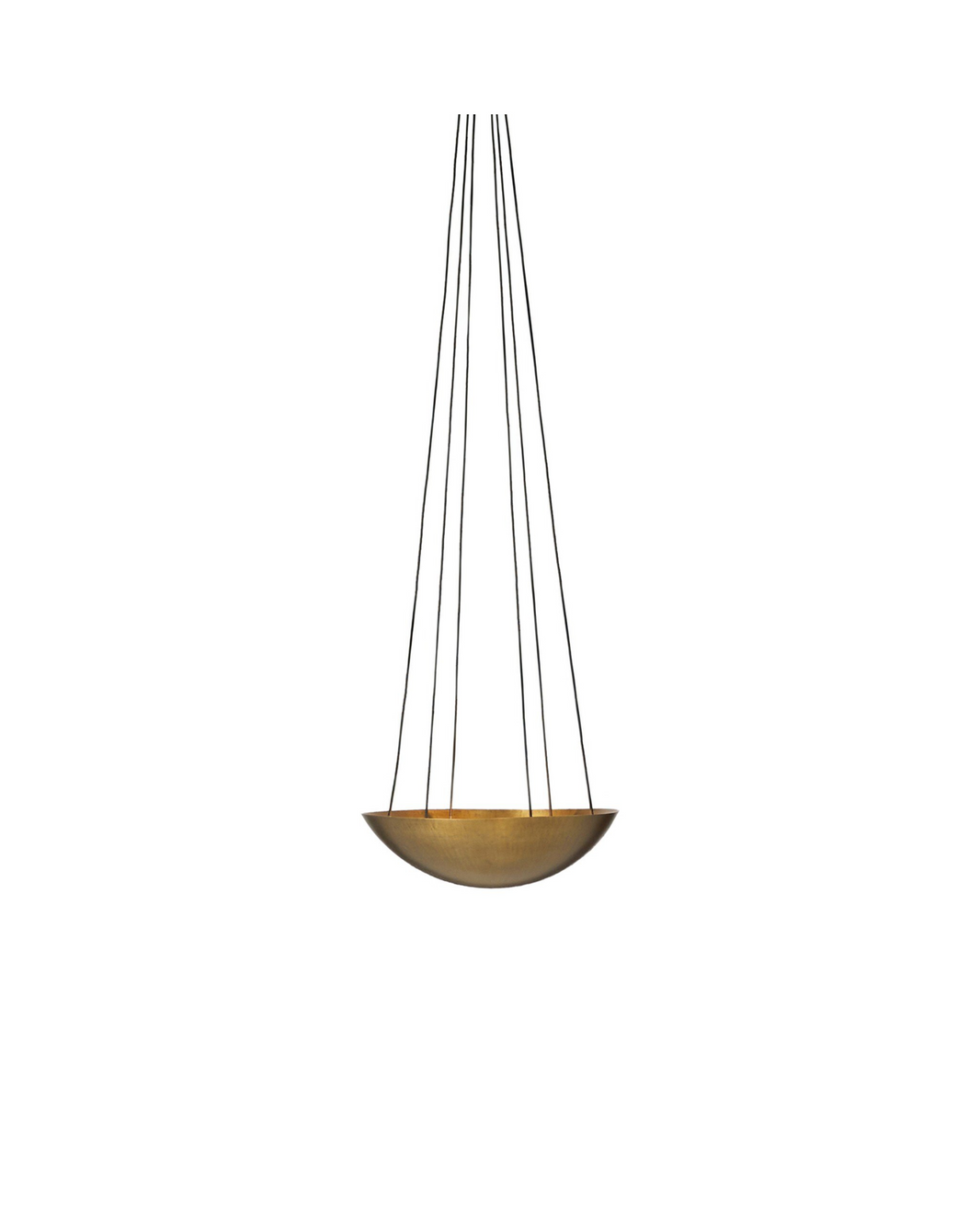 Halo Brass Bowl Pendant