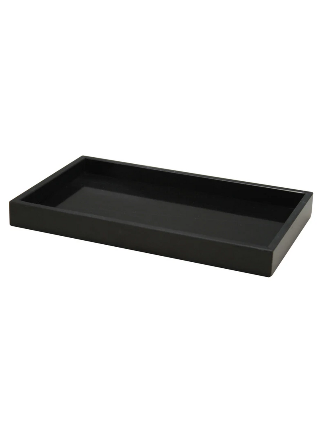 Large Stone Vanity Tray - Jet Black