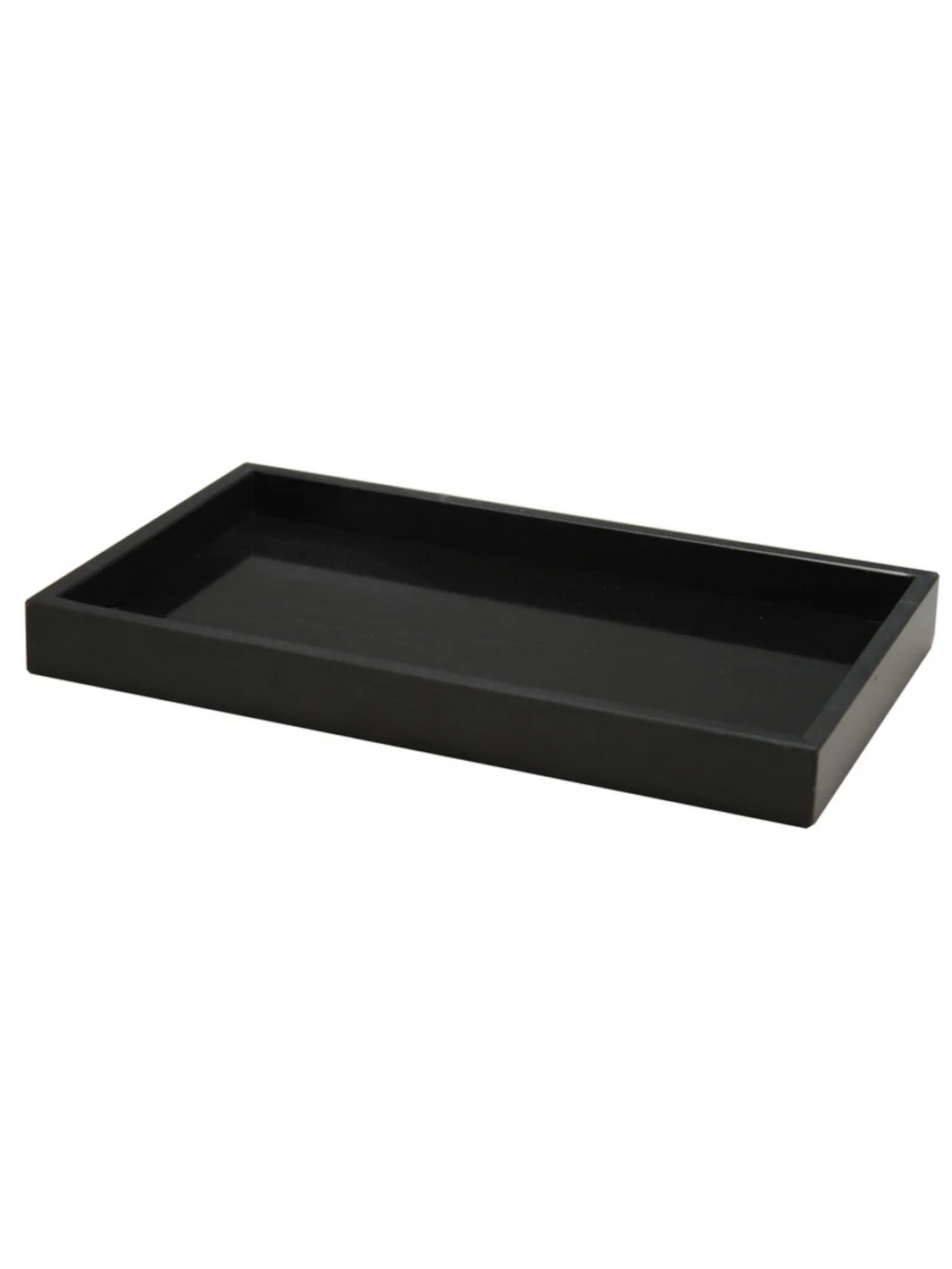 Small Stone Vanity Tray - Jet Black
