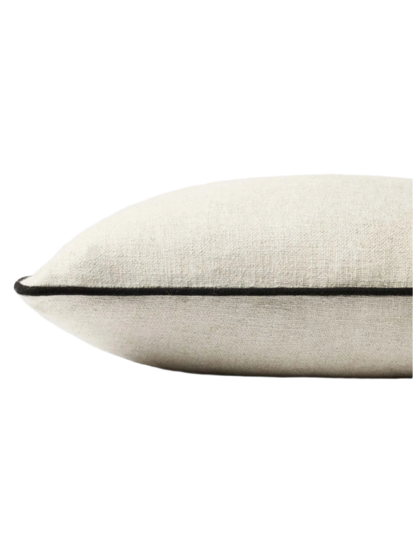 Contrast Pipe Throw Pillow