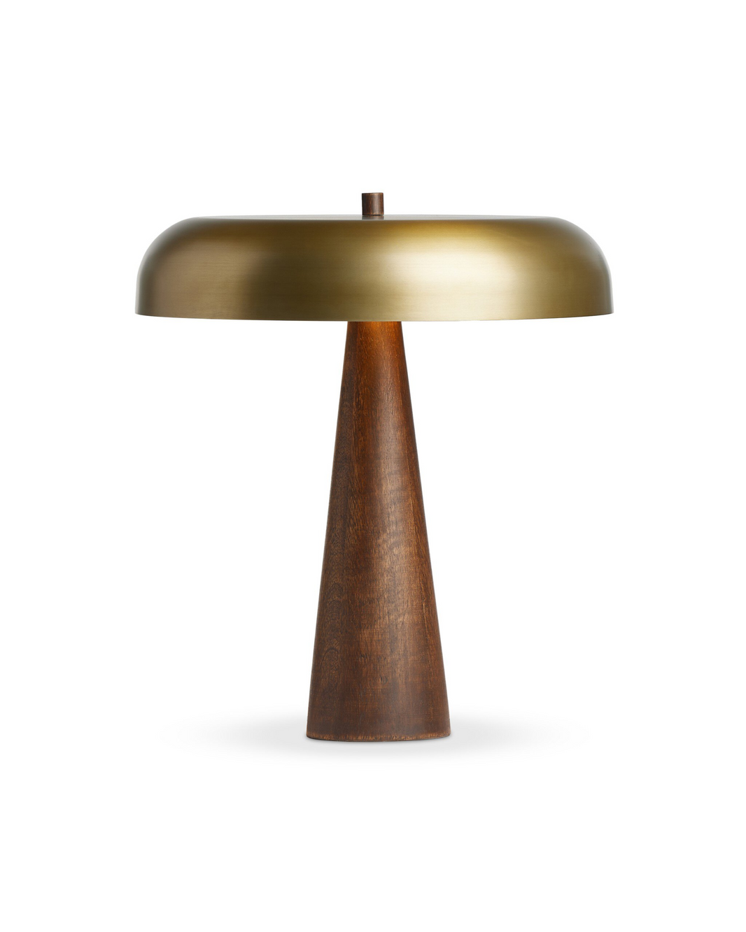 Mango & Brass Mushroom Table Lamp