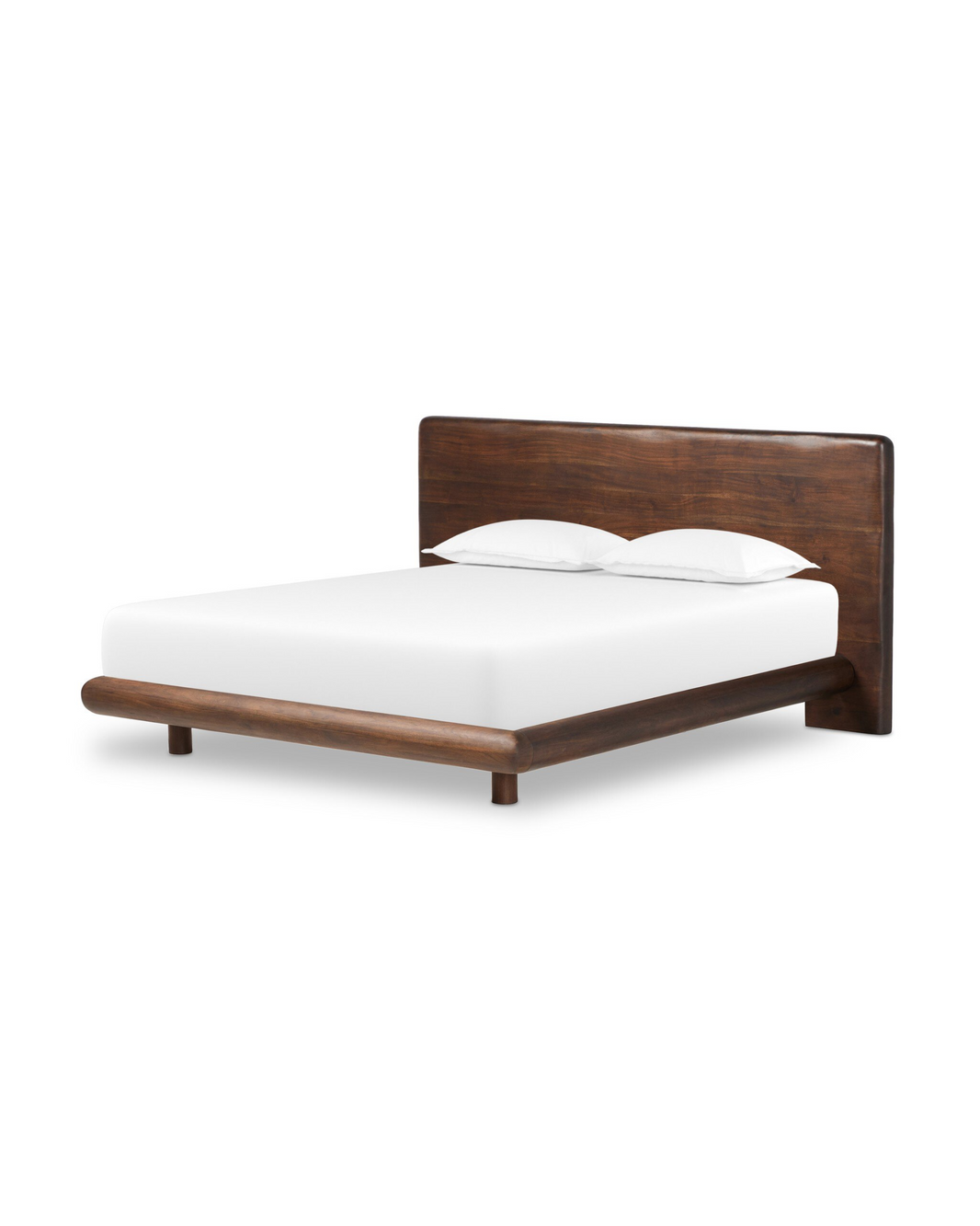 Solid Acacia Panel Bed