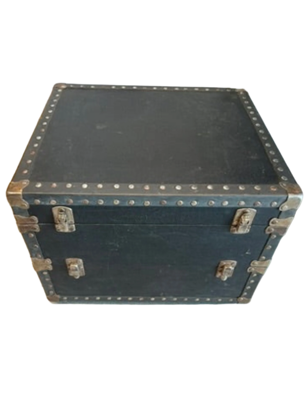 Vintage Leather Storage Trunk