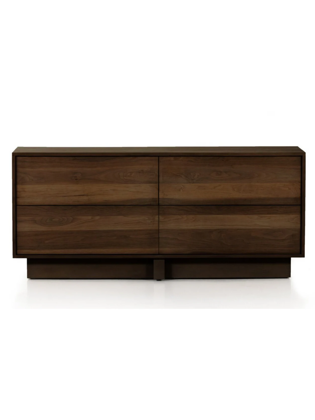 Dark Walnut 4-Drawer Dresser