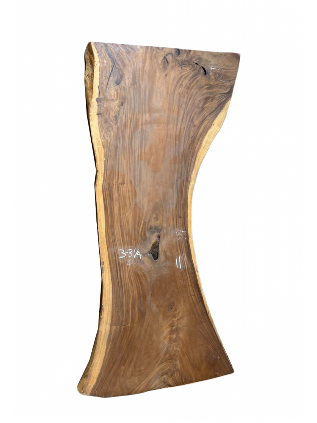 119" Live Edge Teak Slab
