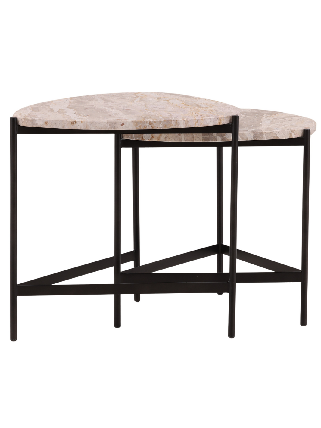 Marble & Iron Nesting Tables
