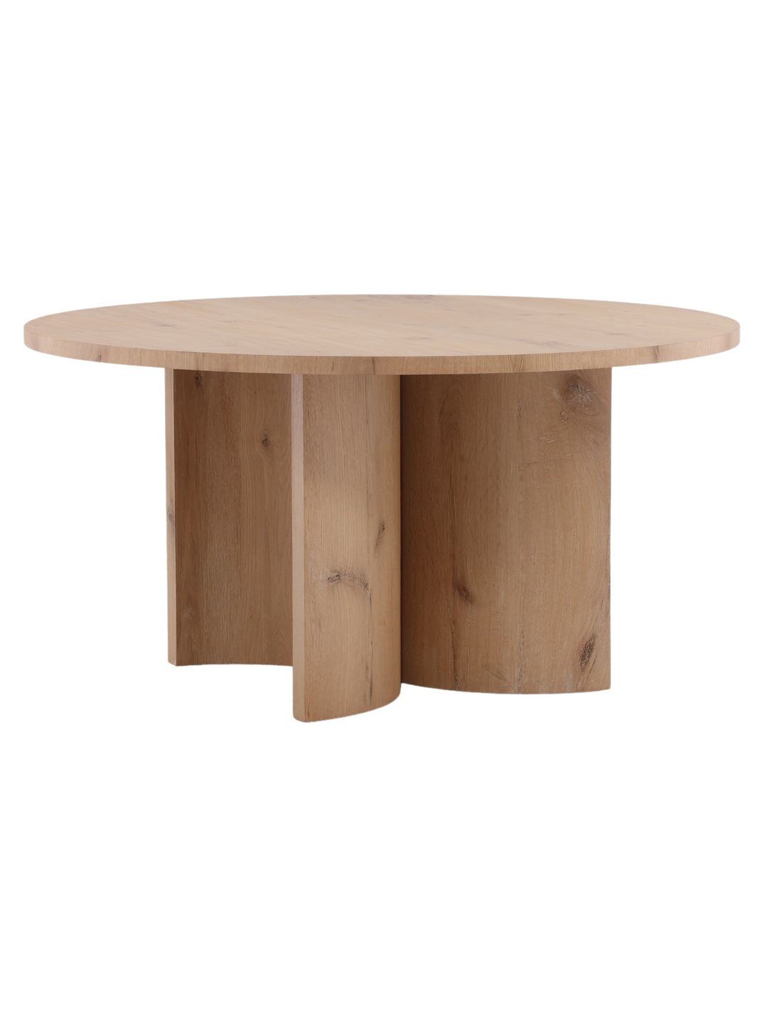 Light Oak Round Dining Table