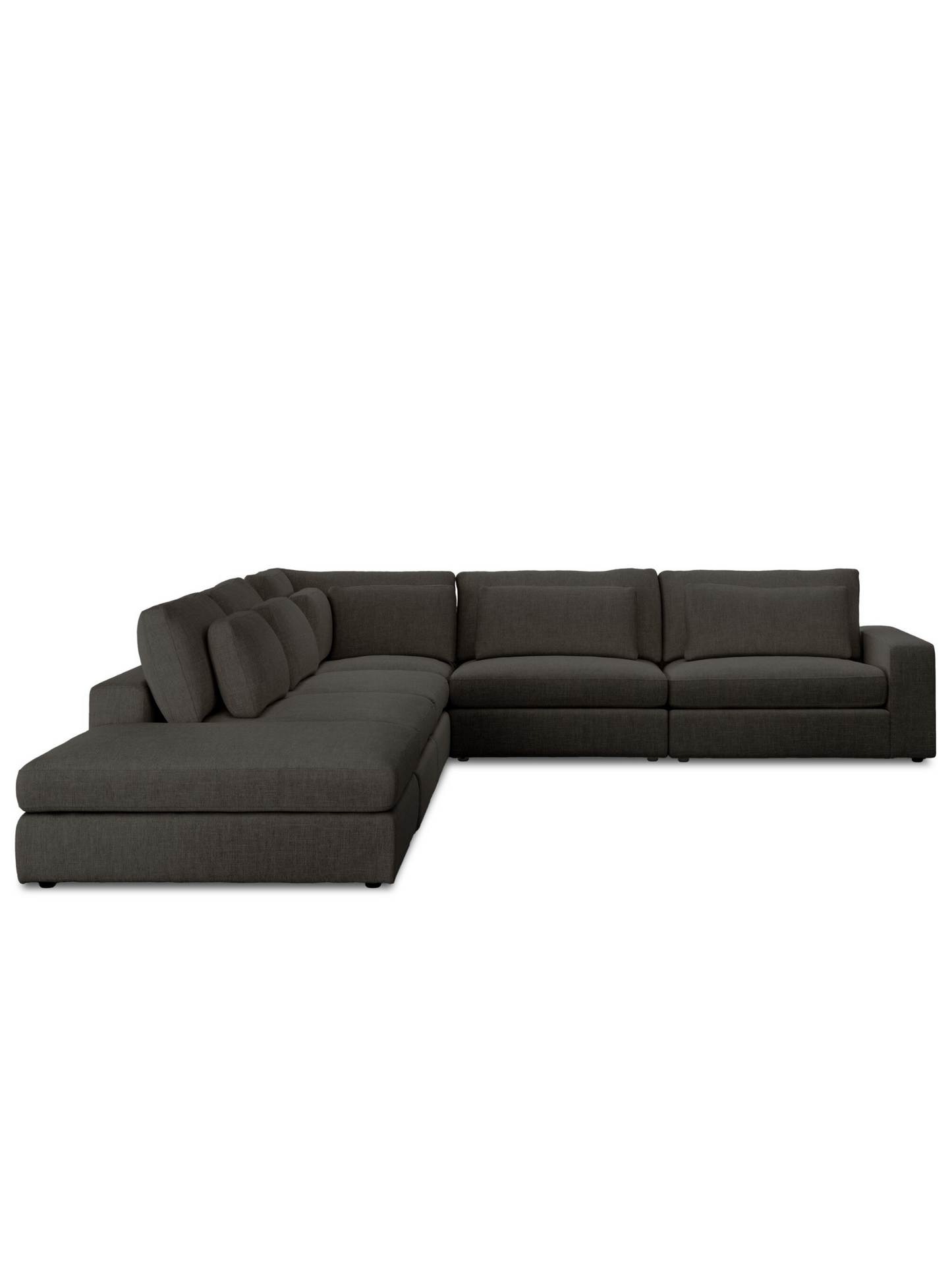 5-Piece Sectional - Charcoal Grey