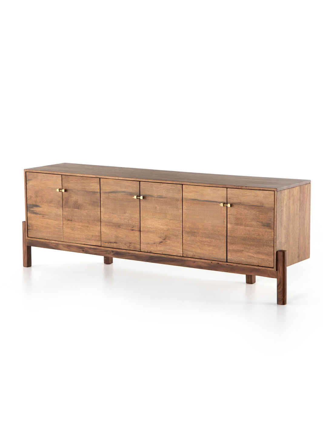 Honey Brown Latch Media Console