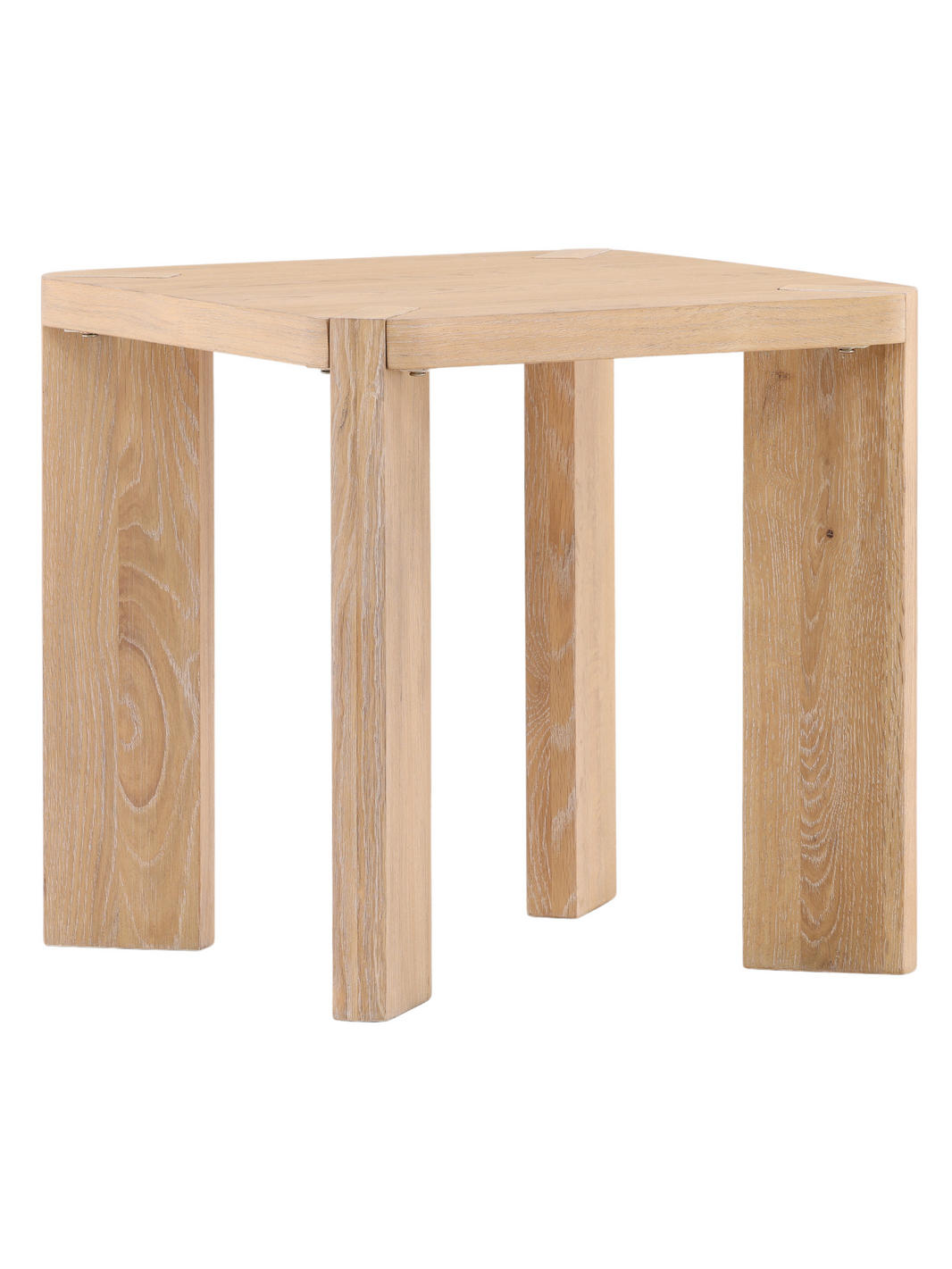 Oak Minimalist End Table