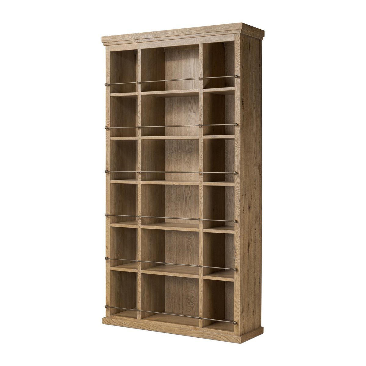 Oak Veneer Bookcase