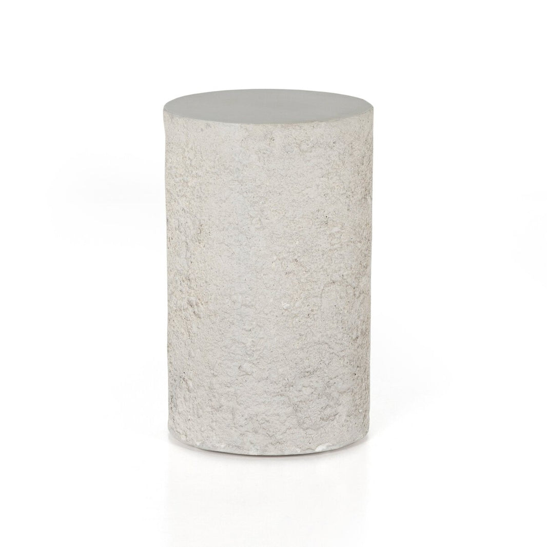 Raw Edge Round Concrete End table