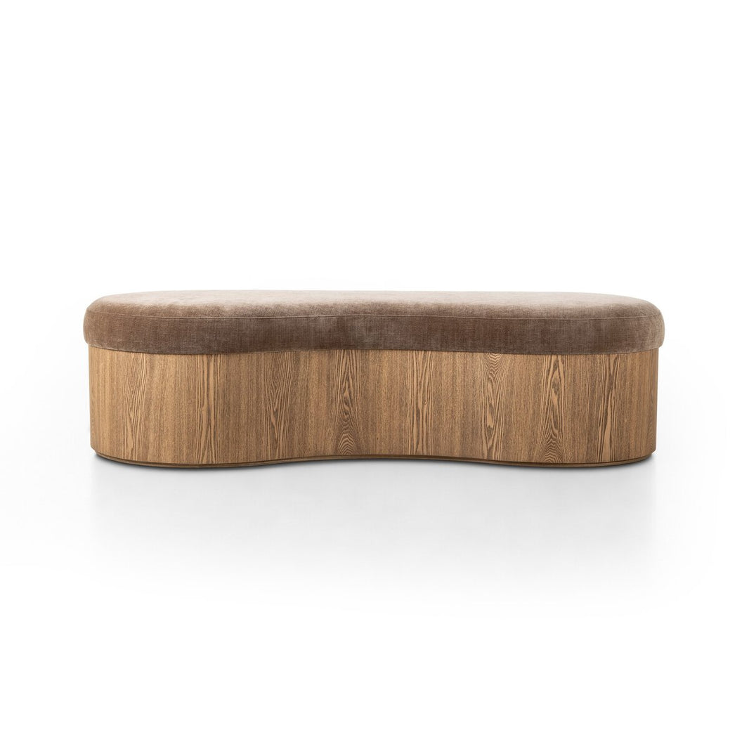 Kidney Shaped Accent Bench