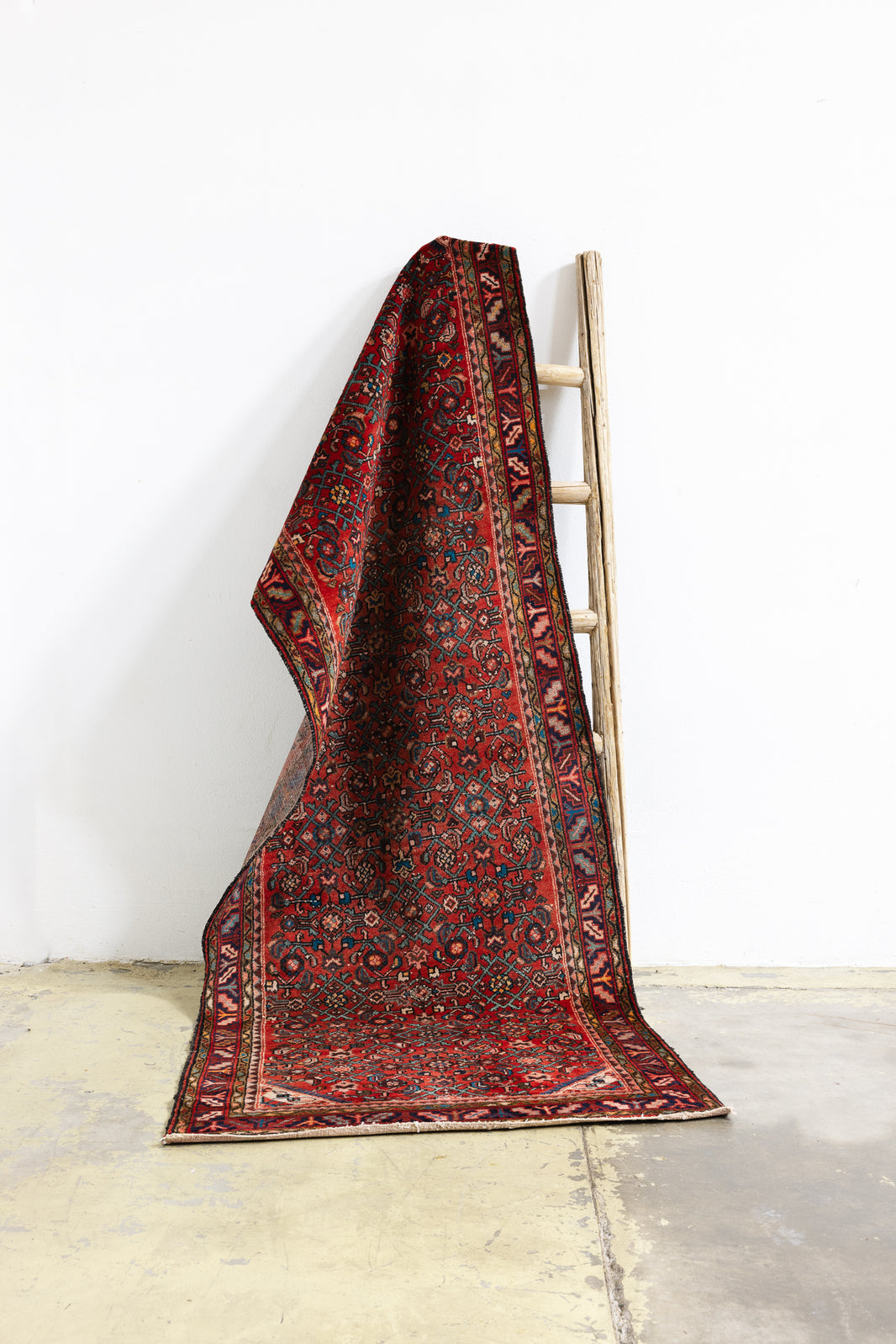 Vintage Floral Turkish Rug