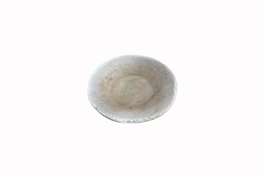 9" Antique Marble Dish