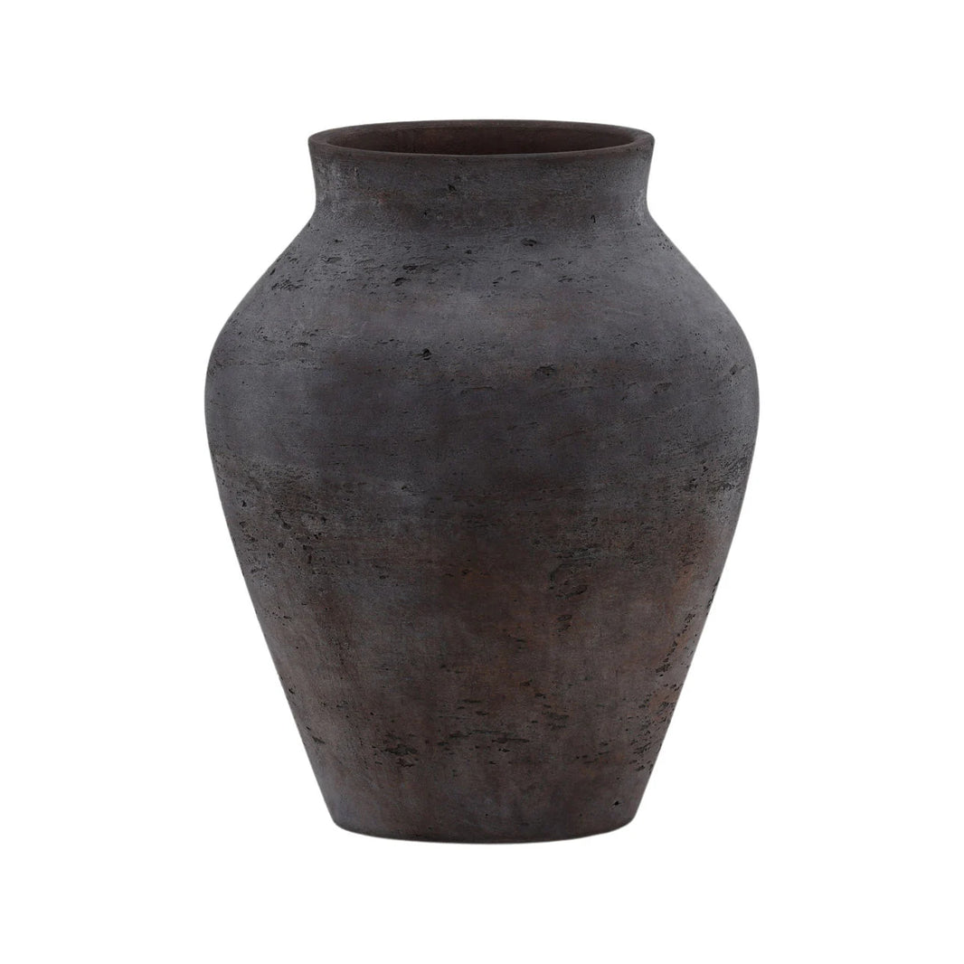 Large V-Shape Cement Vase