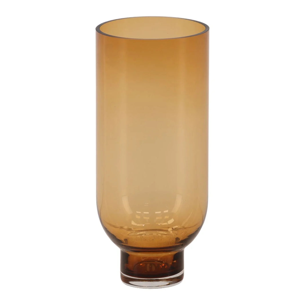 Crimson Glass Vase - Tall