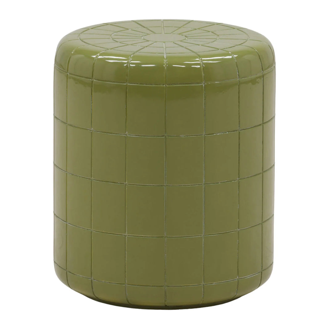 Lacquered Green Side Table