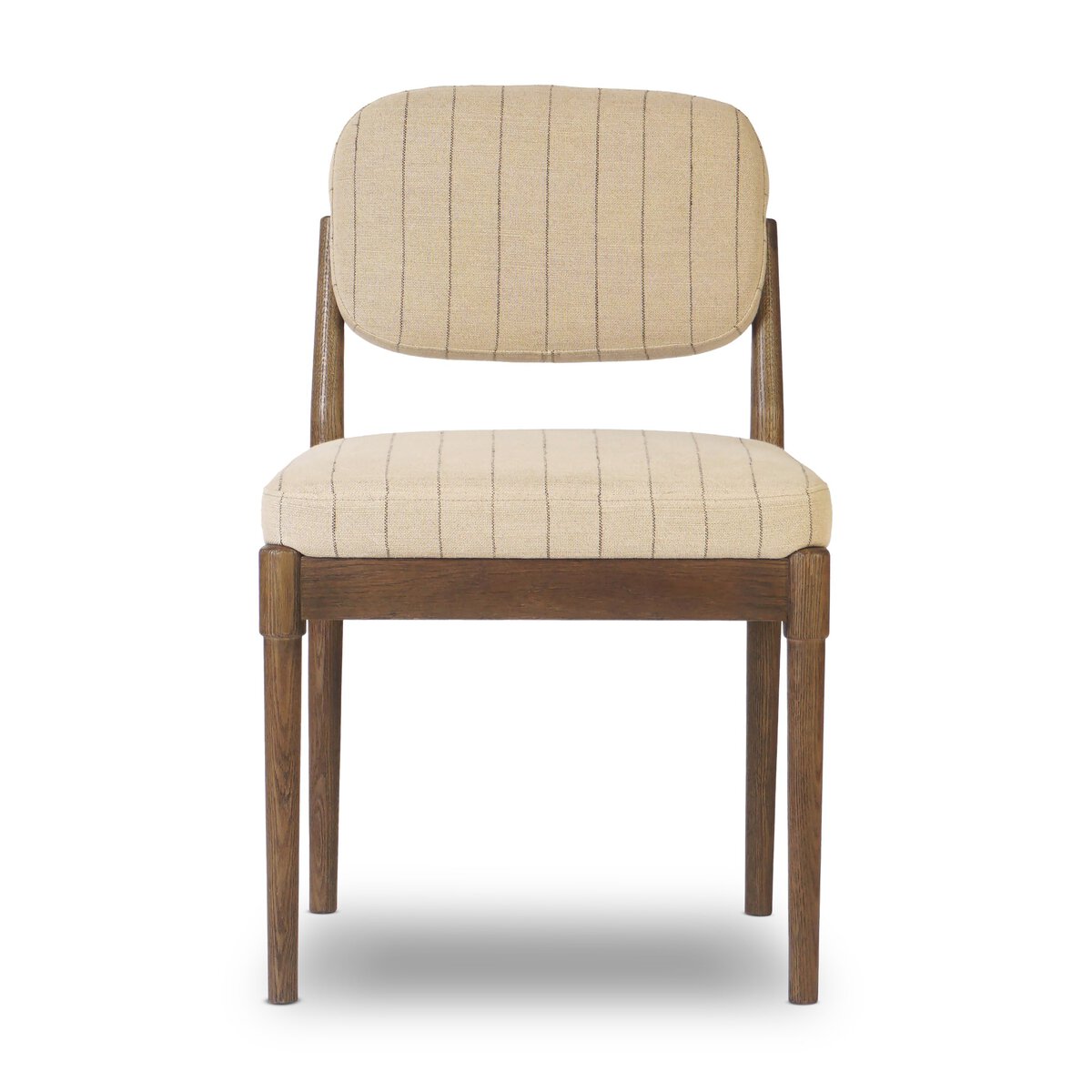 Oak and Linen Dining Chair