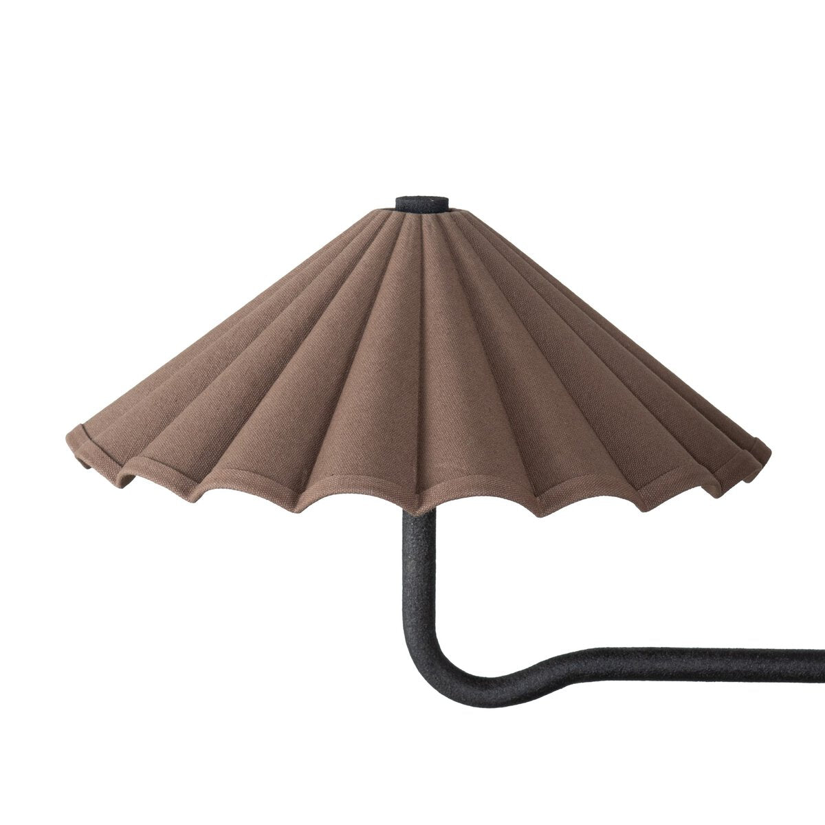 Iron Chandelier with Scalloped Shades