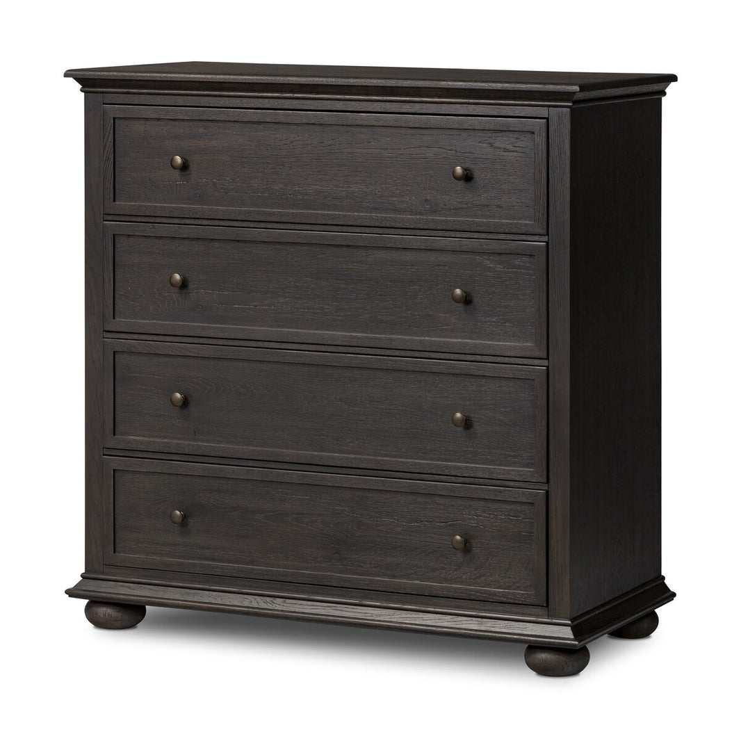 Oak Veneer Tall Dresser
