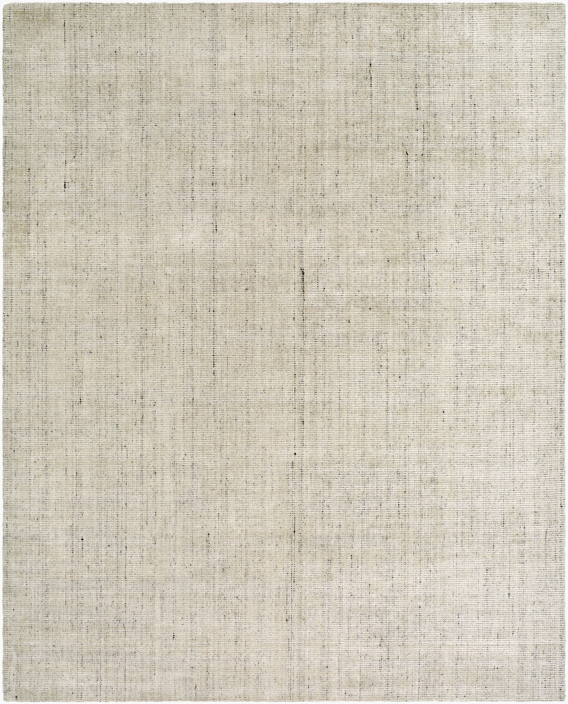The Viscose and Wool Rug - 8'x10' features a simple textured surface in light beige with subtle lines for a natural, woven look. Its neutral style fits any space, and various sizes are available.