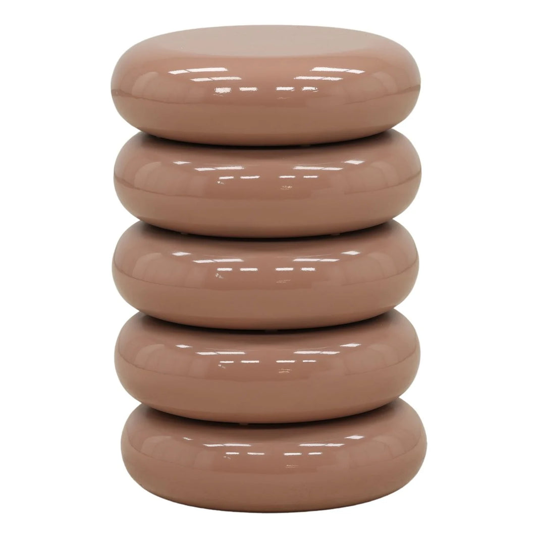 Iron Taupe Side Table