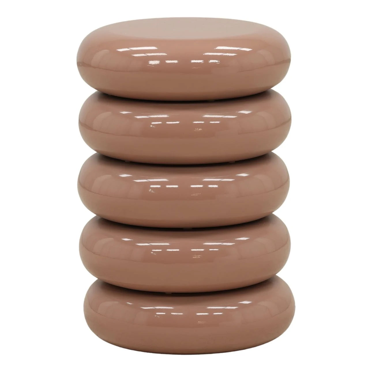 Iron Taupe Side Table