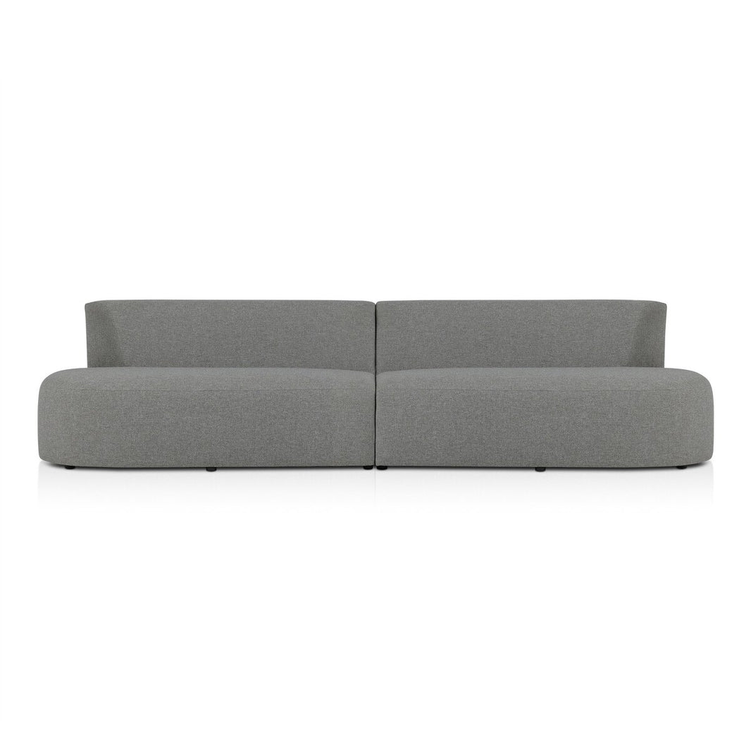 Upholstered 2 Piece Outdoor Sectional