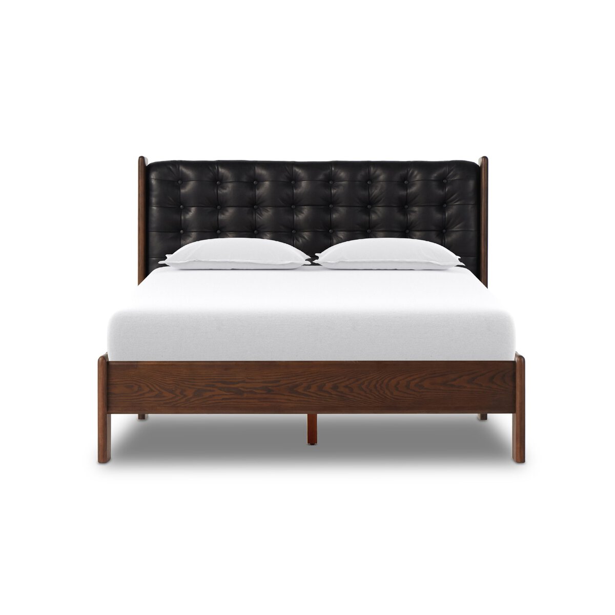 Leather Tufted Bed