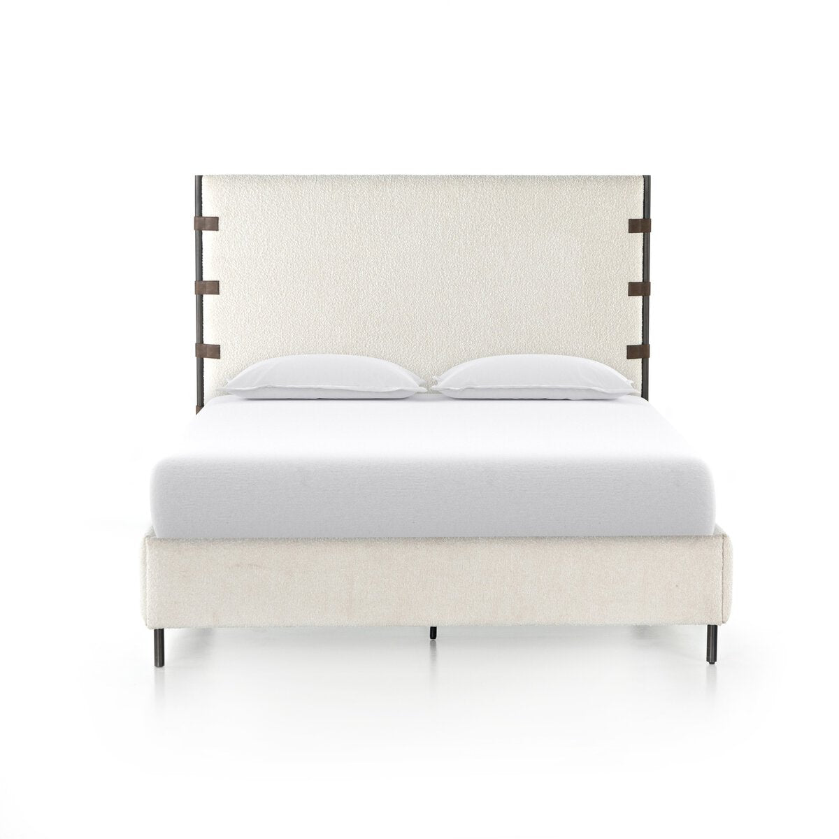 Boucle Upholstered Bed
