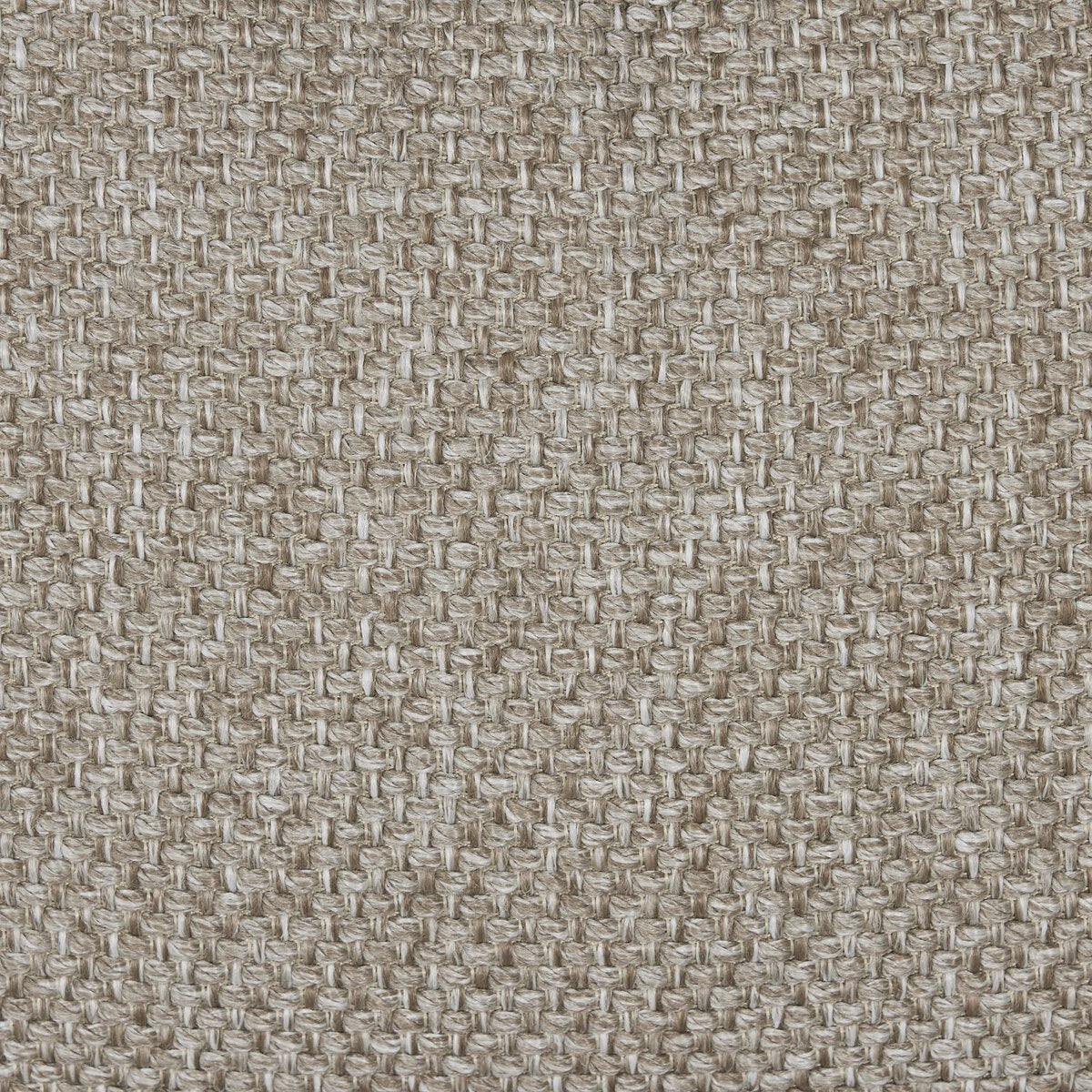 Close-up of the beige woven fabric texture used on the Outdoor Swivel Chair, featuring an interlaced thread pattern that gives a natural and slightly rough look, ideal for Italian-inspired upholstery styles.
