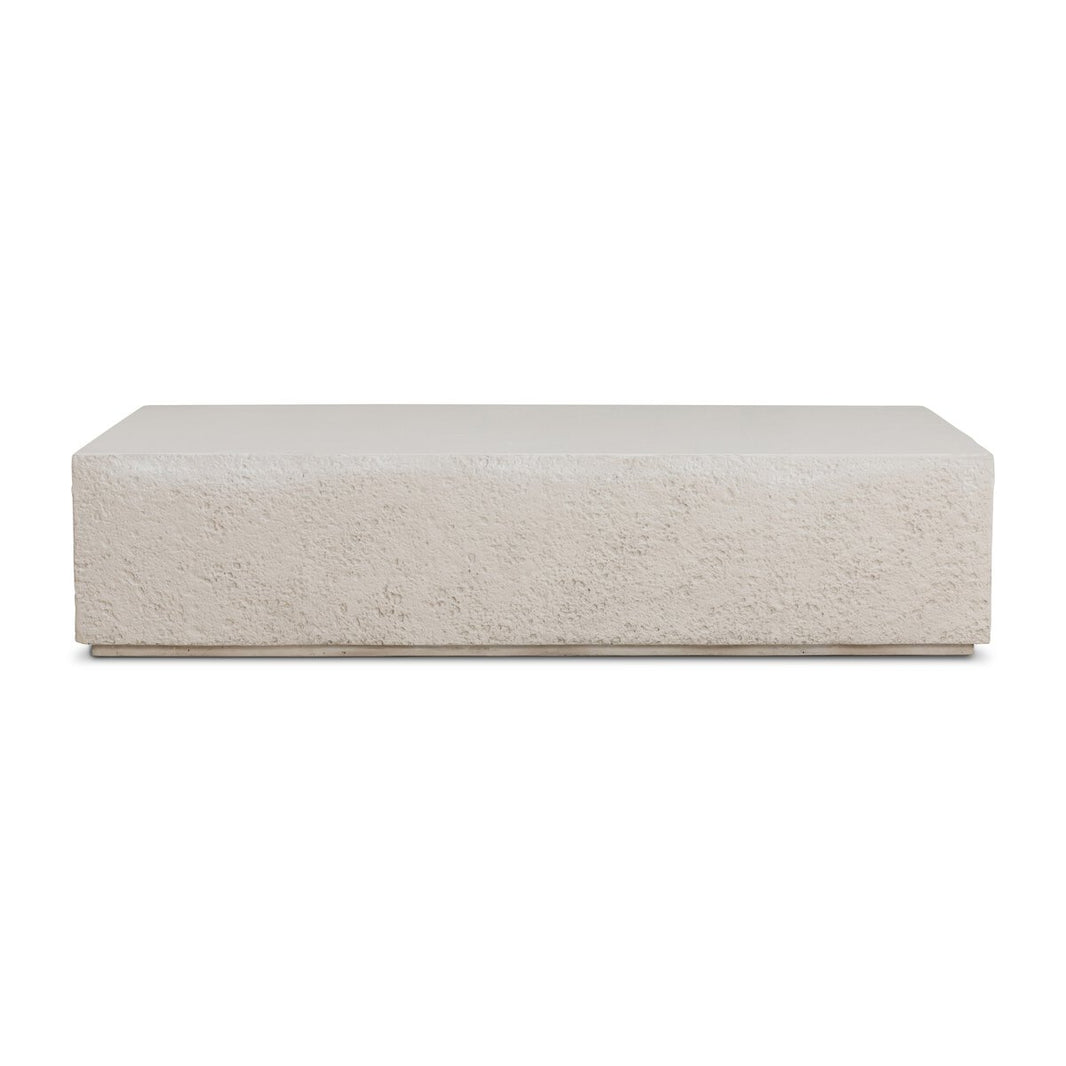 Raw Edge Concrete Outdoor Coffee Table