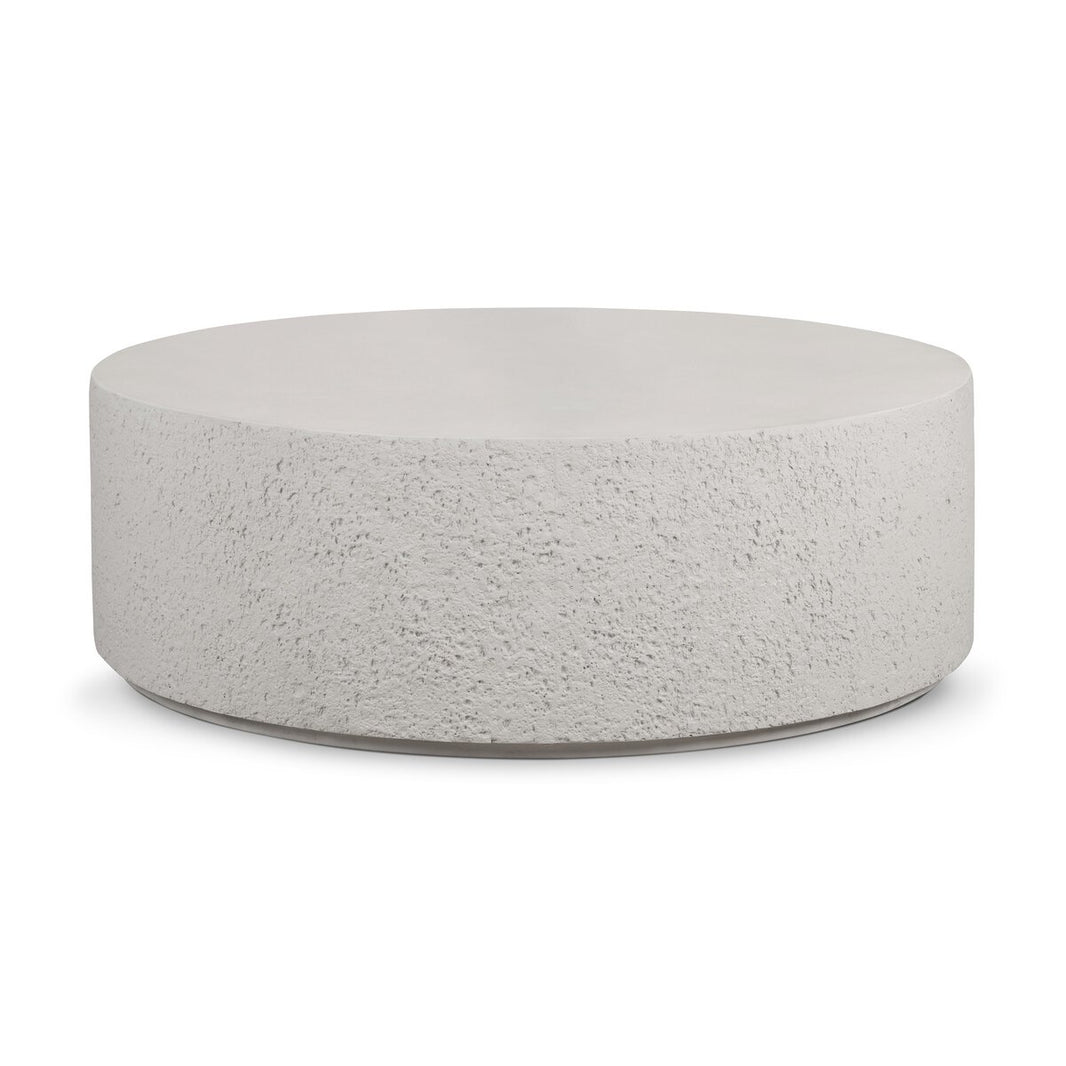 Raw Edge Concrete Round Coffee Table