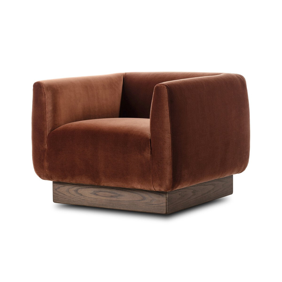 Swivel Upholstered Club Chair