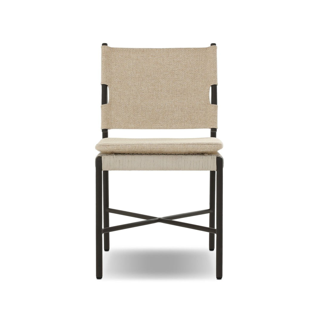 Slim Taupe Outdoor Dining Chair