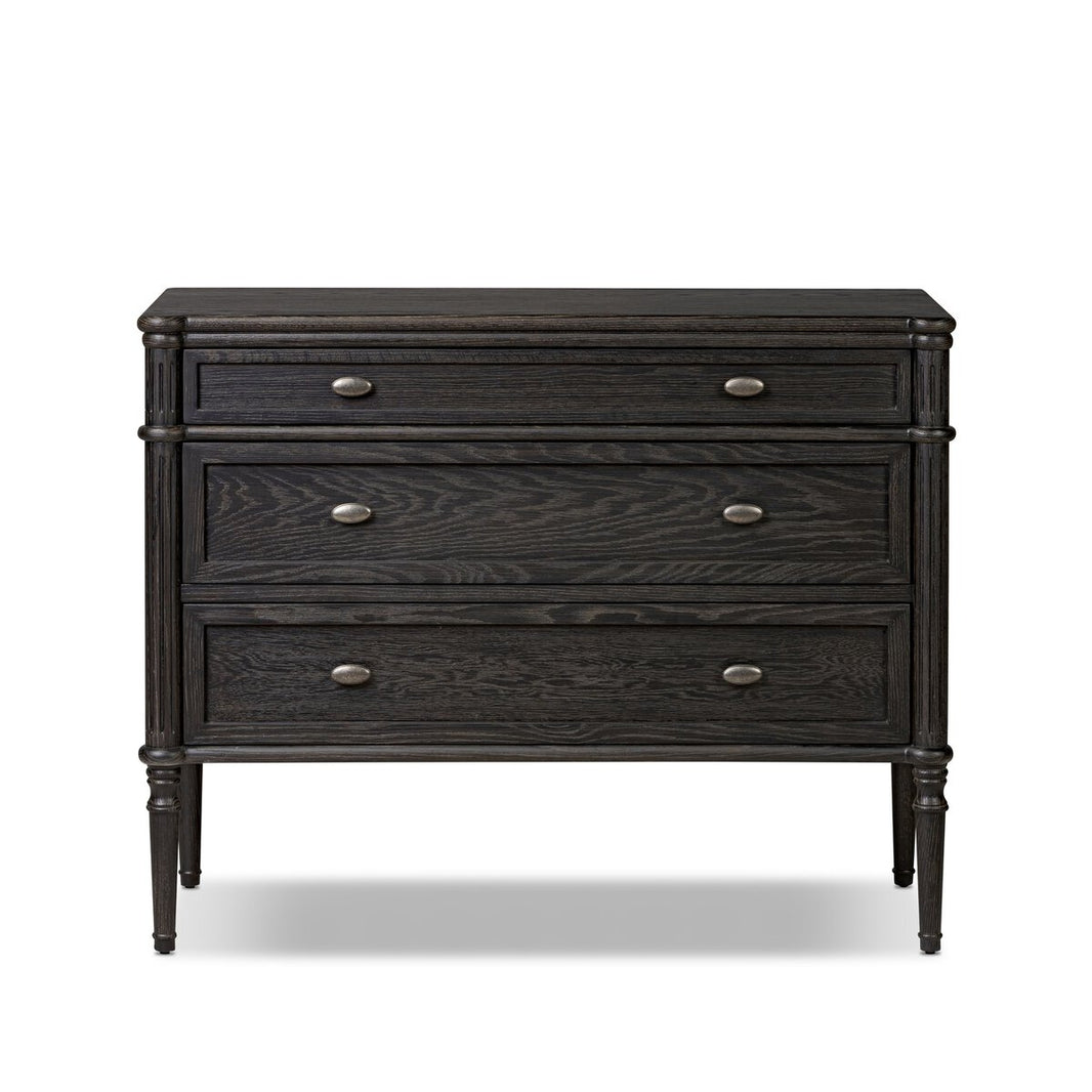 Distressed Black Chest